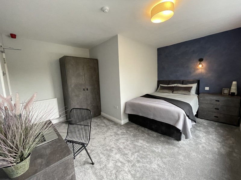 Bedroom feature wall in Essex